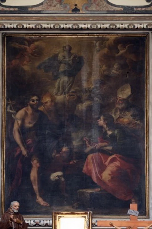 Madonna immacolata tra San Gennaro e San Nicola da Bari - Napoli